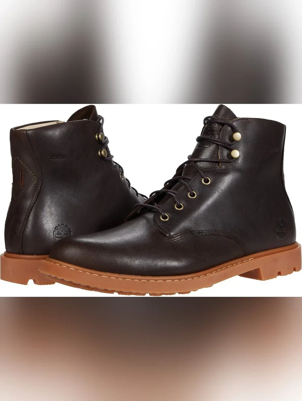 Timberland AFHP-A5050 Men's Shoes EU 44 Dark Brown Leather High-Top size 10 EUC